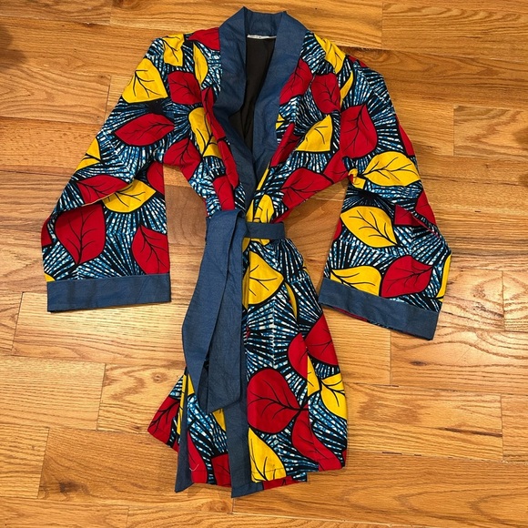 Handmade Tribal Print  Robe - Picture 1 of 8